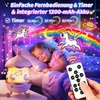 LED-Sternenhimmel Kinder Nachtlicht 15 Filmen, 8 Lichtmodi, Produktbild-Vorschau 2