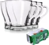 Set di 4 tazze da caffè/tè Excellent Houseware, vetro, Anteprima dell’immagine prodotto 13