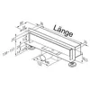 Aqbau Duschrinne Wandablauf Bodenablauf Ablaufrinne Produktbild-Vorschau 4
