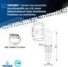 tecuro Geräte-Anschlusstülle für Kondensatschlauch Ø 8-17 Produktbild-Vorschau 3