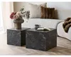 Set di 2 tavolini Nuuk in marmo marrone. Anteprima dell’immagine prodotto 5