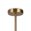 Lampa wisząca, szkło metalowe, mosiądz, 8-płomienna, D 67 Podgląd zdjęcia produktu 4