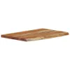 vidaXL Wandregal 60x40x2,5 cm Rechteckig Massivholz Akazie Produktbild-Vorschau 3