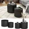 Set di tavolini Vicco Giva Nero 48 x 48 cm, Model 51638 Anteprima dell’immagine prodotto 2
