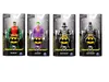 Four DC Comics superhero action figures in their original packaging. Produktbild-Vorschau