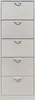 Milani Home - scarpiera moderna 5 antecm 24 l x 60 p x 180 Anteprima dell’immagine prodotto 1