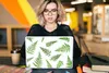 MuchoWow® Laptop Aufkleber Sticker Cover Tropisch - Farn - Produktbild-Vorschau 5