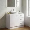 Mobile lavabo Wohnling 54 x 63 x 30 cm 1 anta, 3 cassetti, Anteprima dell’immagine prodotto 6