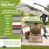 tillvex® Aluminium Parasol rechthoekig Ø 330 cm + afdekking Productafbeelding-voorbeeld 5