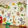 Dschungel Tiere Wandsticker Set Kinderzimmer Jungle Produktbild-Vorschau 4