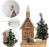 ECD Germany Dekorative Holz-Weihnachtshaus mit Produktbild-Vorschau 5