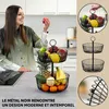 eluno Porte-objets rond à 2 étages / corbeille à pain, Voir les images du produit 4