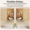COSTWAY Armadio a specchio per bagno, armadio a muro con Anteprima dell’immagine prodotto 6