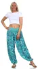 Haremshose Damen Sommerhose luftig weites Bein BOHO Hose Produktbild-Vorschau 6