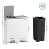 SONGMICS Mülltrenner 2 x 30,0 l weiß Produktbild-Vorschau 20