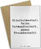 Mr. & Mrs. Panda Glückwunschkarte Spruch Stiefschwester Produktbild-Vorschau 1