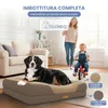 ELONEO Letto ortopedico per cani, taglia XL - Marrone Anteprima dell’immagine prodotto 9
