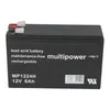 Multipower Blei-Akku MP1224H 12V 6Ah Hochstrom Faston 6,3mm Produktbild-Vorschau 3