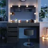 Toaletní stolek Vicco Sherry Šedá 120 cm s osvětlením LED a Náhled obrázku produktu 5