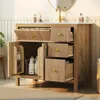 Meuble sous-vasque Merax, 91 cm, armoire de salle de bain Voir les images du produit 6