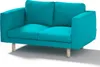 Dekoria Bezug für Norsborg 2-Sitzer Sofa, türkis, Norsborg Produktbild-Vorschau 1