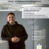 Könighaus Infrarot-Standheizung 800 W „Weiß“ mit Produktbild-Vorschau 4