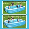 Grosser Aufblasbarer Familienpool XXL 185x130x40 Cm Produktbild-Vorschau 4