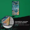 Küche Wohnzimmer Wand Leinwand Uhr 30x60 Malerei schönen Produktbild-Vorschau 5