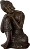 Buddha Statue sitzend bronze Zen Arome 18cm Deko Figur Produktbild-Vorschau 1