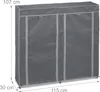 Relaxdays Schuhschrank Stoff, 12 Fächer, 36 Paar Schuhe, Produktbild-Vorschau 4
