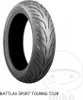 A motorcycle tire is shown against a white background with a watermark. Podgląd zdjęcia produktu