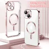 Magnetické čiré pouzdro pro iPhone 15, kompatibilní s Náhled obrázku produktu 2