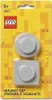 magnete 4,7 cm ABS/Metallgrau 2 Stück Produktbild-Vorschau 2