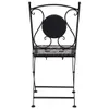 vidaXL Sedia bistrot a mosaico 2 pz. Grigio Anteprima dell’immagine prodotto 4