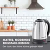 GOURMETmaxx Wasserkocher - 1,8l - Edelstahl Produktbild-Vorschau 7