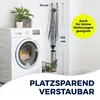 A laundry drying rack next to a washing machine in a room. Produktbild-Vorschau