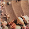 Leinwandbild muscheln auf trockenem sand 40x40 cm Feeby Produktbild-Vorschau 3