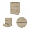 Kommode AVEN 50cm, Schrank 3 Schubladen, Sonoma-Eiche, Produktbild-Vorschau 3