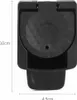 A black coffee capsule adapter with dimensions indicated. Produktbild-Vorschau