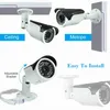 Collage showing different installation options and features of a security camera. Náhľad obrázku produktu