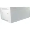 ALLNET Netzwerkschrank 19" 6HE 1-teilig T600mm Lichtgrau Produktbild-Vorschau 4