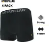Caterpillar 4 Pack Boxer Herren Baumwolle SchwarzXL Produktbild-Vorschau 4