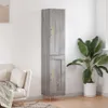vidaXL Highboard Grau Sonoma 34,5x34x180 cm Holzwerkstoff Produktbild-Vorschau 1