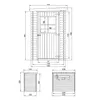 Casetta da Giardino in Legno 2,63 m², capanno da giardino Anteprima dell’immagine prodotto 2