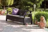 Gartenmöbel Keter Corfu love seat max Dreisitzer-Sofa braun Produktbild-Vorschau 5