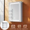 SONNI Aluminiowa szafka z lustrem LED z dotykowym Podgląd zdjęcia produktu 1