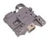 A close-up studio shot of a dishwasher door lock mechanism against a white background. Produktbild-Vorschau
