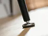 Schreibtisch mit Schublade PANDO – schwarz/Eiche Produktbild-Vorschau 10