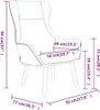 dkd-home-decor Relax Sessel Stoff Hellgrau 70 x 77 x 94 cm Produktbild-Vorschau 7