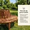 Premium Baumbank Timo rund 180 cm, 360° Rundbank um den Produktbild-Vorschau 6